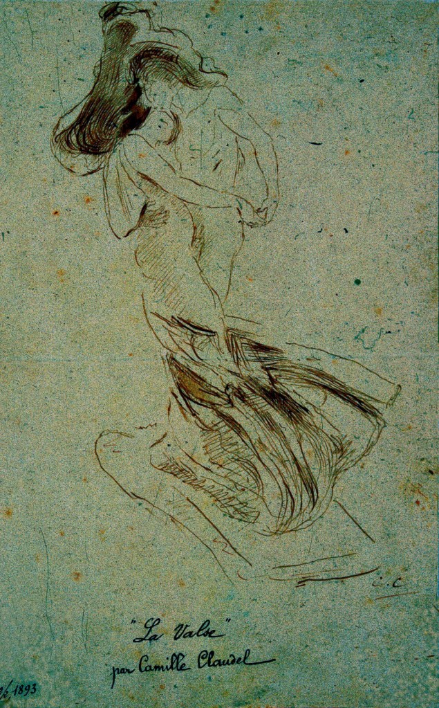 Camille Claudel. La valse 1893. Via MujeresArtistas on tumblr