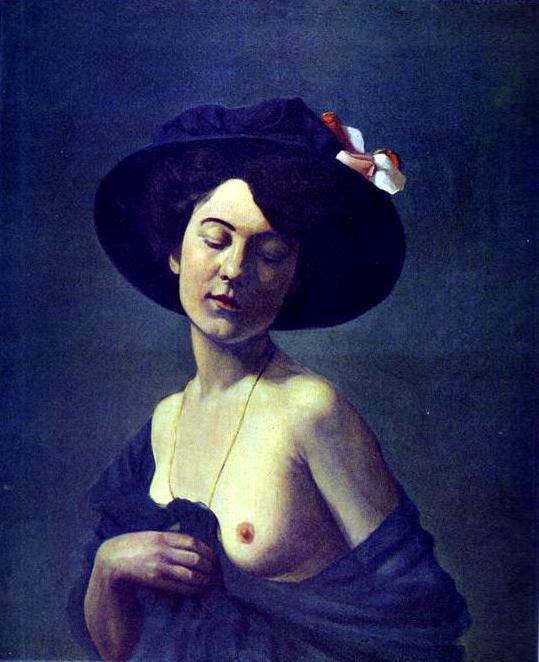 Félix Vallotton. Lady in a hat 1908