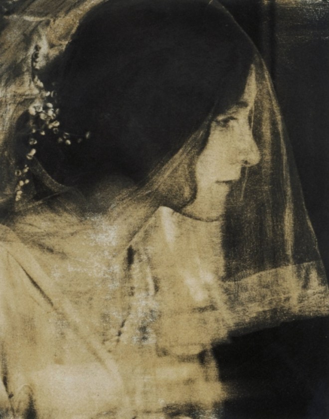 Gertrude Käsebier. The bride 1904-1905. Via artmuseum