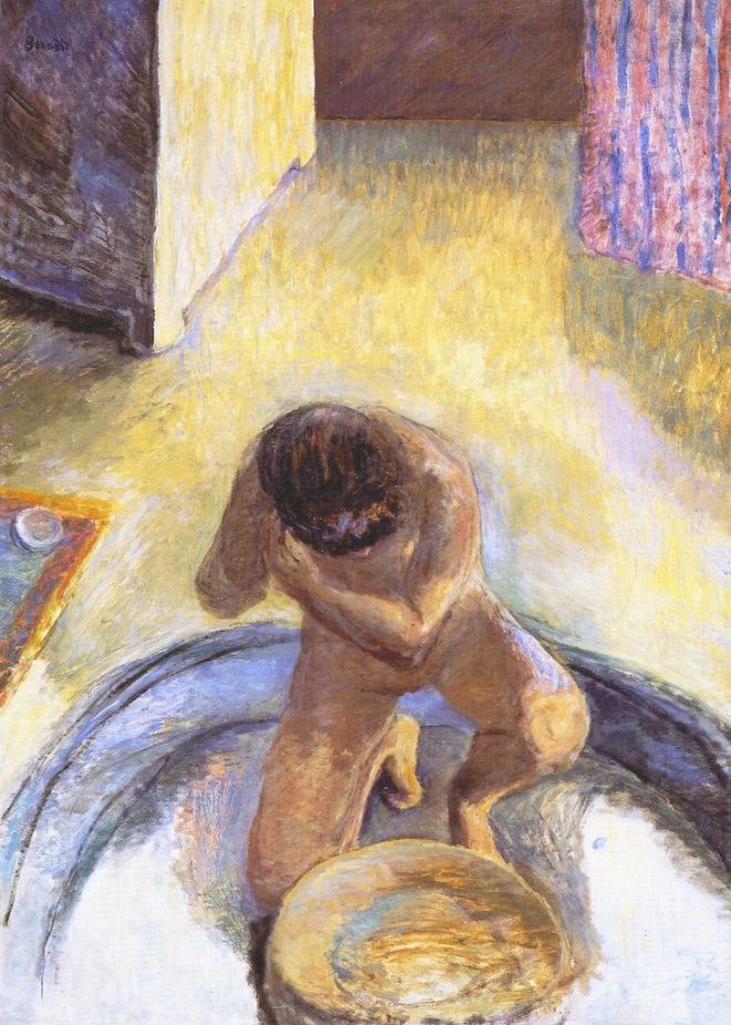 Pierre Bonnard . Nude in the tub 1916 