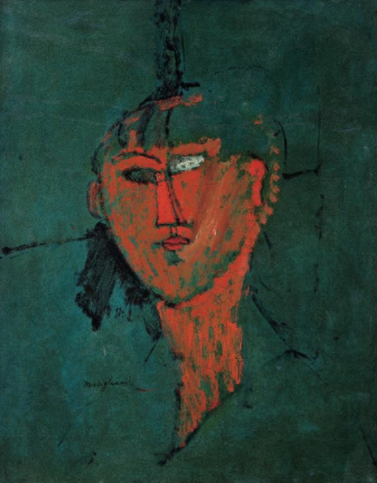 Amedeo Modigliani. Tête rouge 1915
