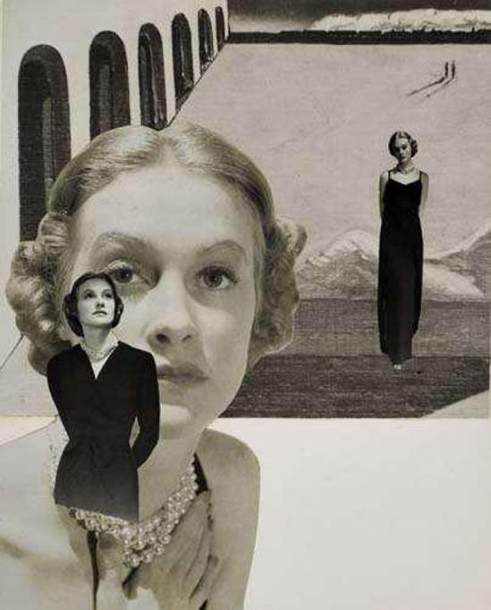Herbert Matter. Sans titre. Collage 1945. Via luminouslint