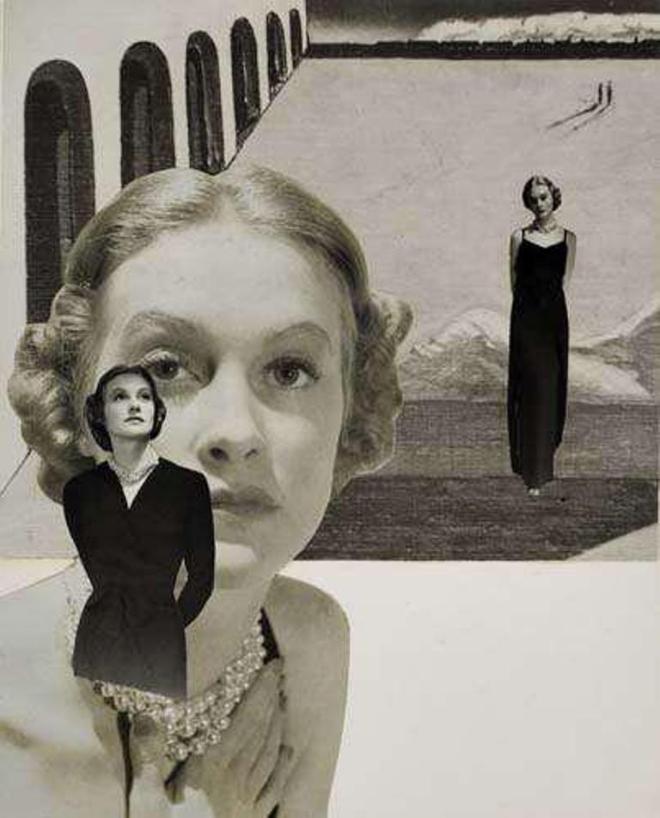 Herbert Matter. Sans titre. Collage 1945. Via luminouslint