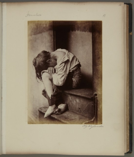 Oscar Gustave Reilander. The homeless. Via artmuseum