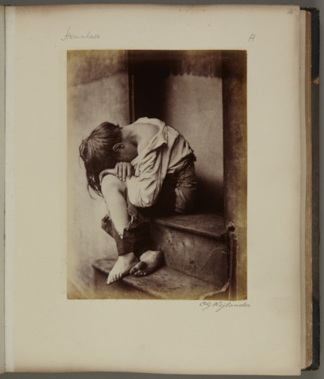 Oscar Gustave Reilander. The homeless. Via artmuseum