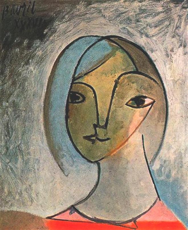 Pablo Picasso. Buste de femme 1936