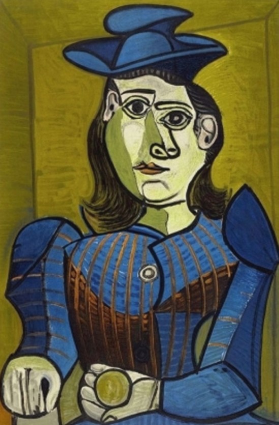 Pablo Picasso. Femme assise 1955