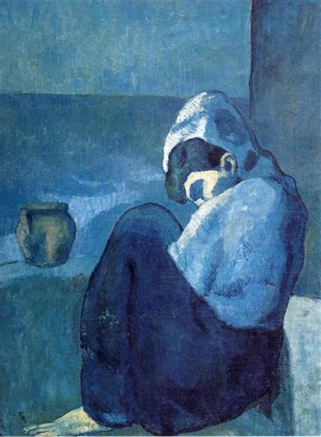 Pablo Picasso. Misereuse accroupie 1902
