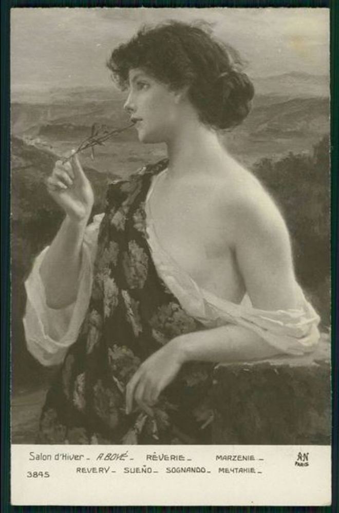 Alfred Noyer. Rêverie d'A. Boyé. Salon de Paris. Via ebay