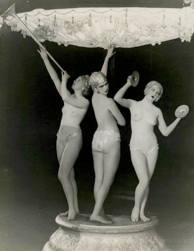 John de Mirjian. Erotic nude trio 1920. Via ebay