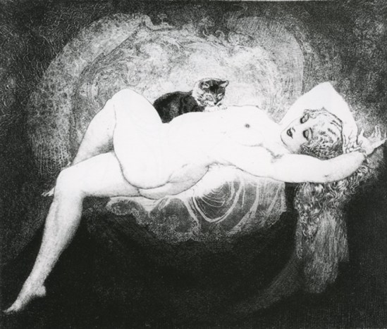 Norman Lindsay. La sieste