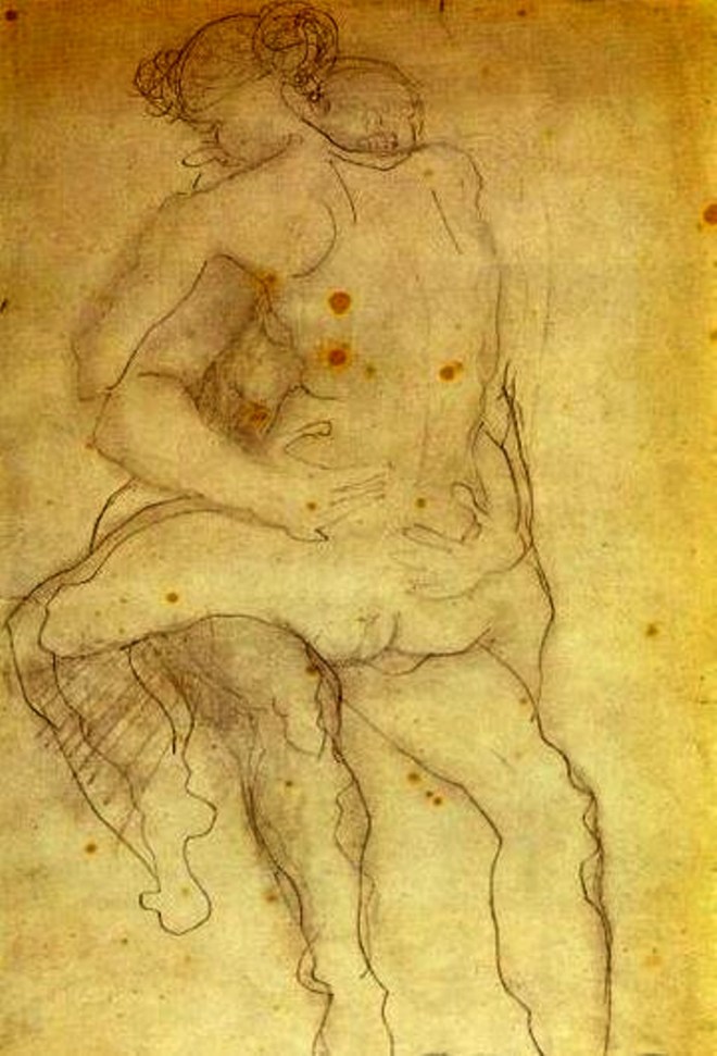 Auguste Rodin. Couple. Via musings on tumblr