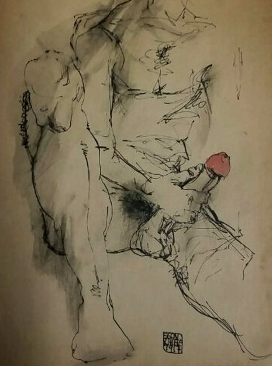 Egon Schiele. Signed 1916-1917. Sketch Book. Via liveauctioneers