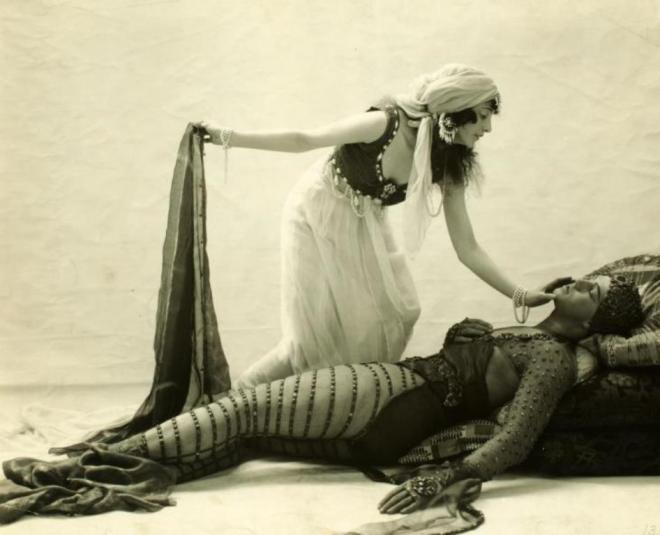 Ted Shawn and Margaret Loomis in The Topaz Prince 1919. Via nypl