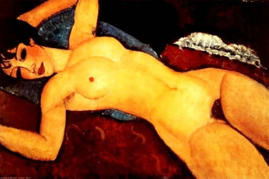 Amedeo Modigliani. Nu couché les bras ouverts 1917