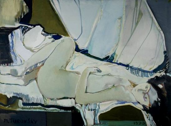Mikhail Turovsky. Reclining nude 1990
