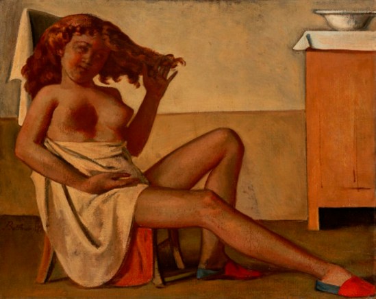 Balthus. Adolescente aux cheveux roux 1947