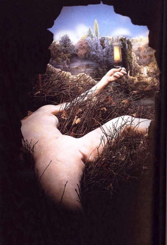 Marcel Duchamp. Given. 1) The Waterfall, 2) The illuminating gas (Etant Donnés) 1946-1966. Courtesy of the Philadelphia Museum of Art