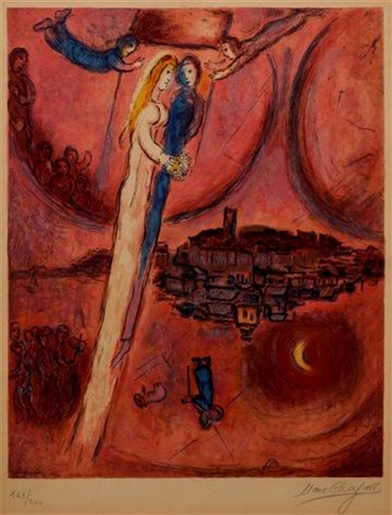 Marc Chagall. Le cantique des cantiques 1975