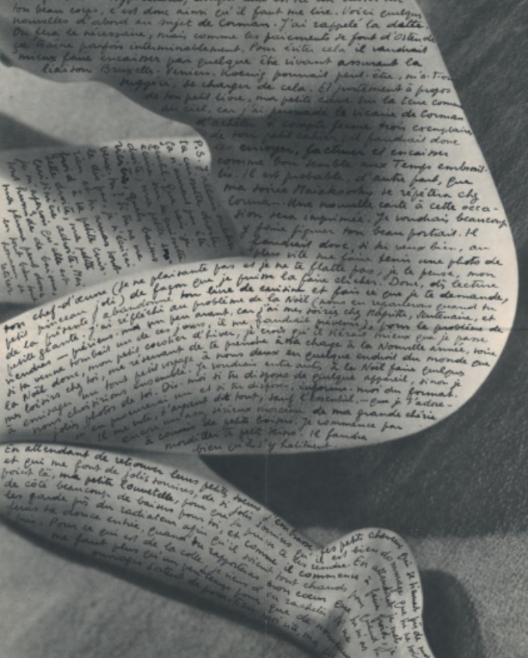 Marcel Mariën. Lettre à Jane Graverol 1954. Via gatakka on tumblr.