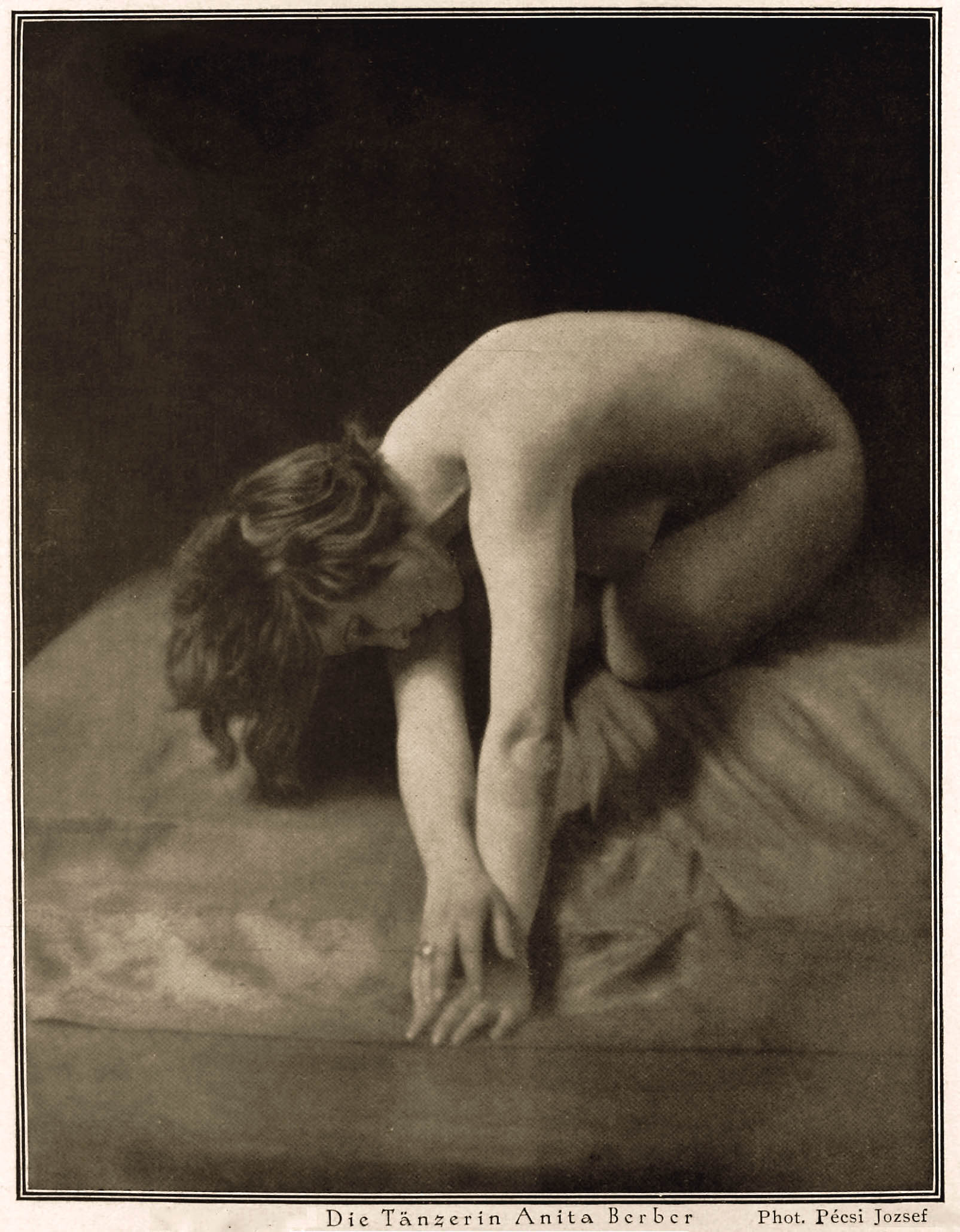 Pécsi Jozsef. La danseuse Anita Berber in dances of vice. Via memim