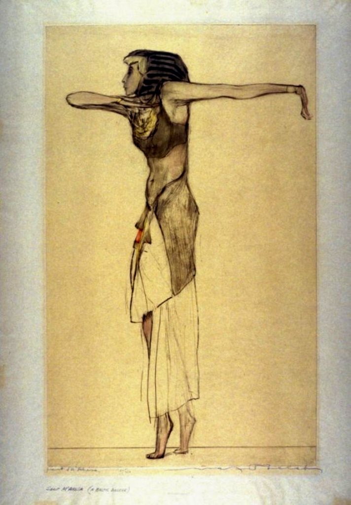 Max Pollak. The dancer Sent M'Ahesa