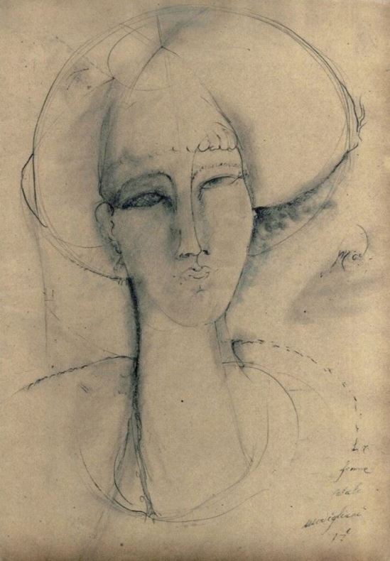 Amedeo Modigliani. La femme fatale 1917. Via estudioartefacto on tumblr