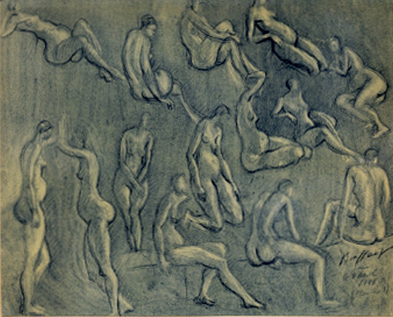 Brassaï. From Trente dessins. Editions Pierre Tisné