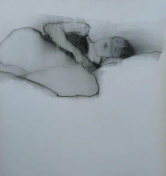 ® Florence Dussuyer. En attendant 2015. Crayon sur papier