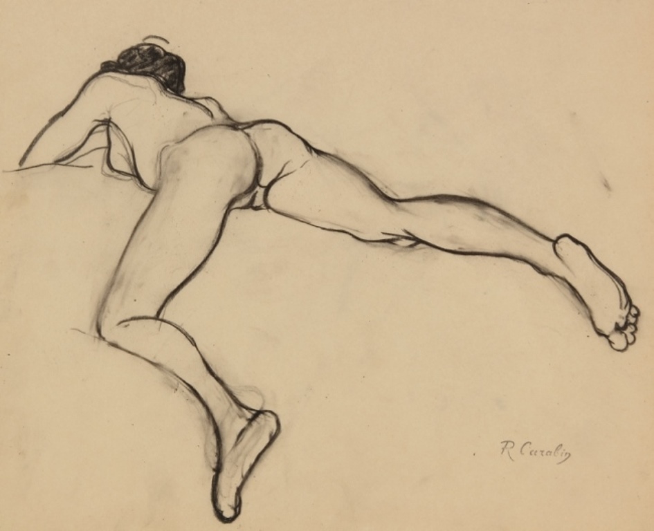 François-Rupert Carabin. Nude female lying face down 1910. Via circlesofcircles on tumblr