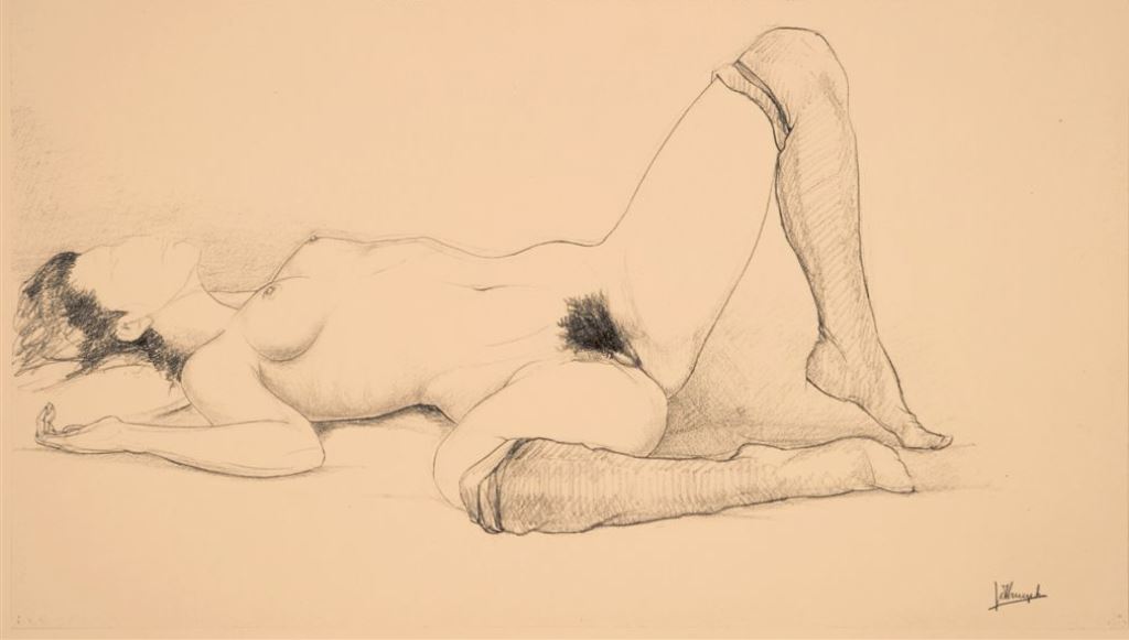 Jules Debruycker. Naakt