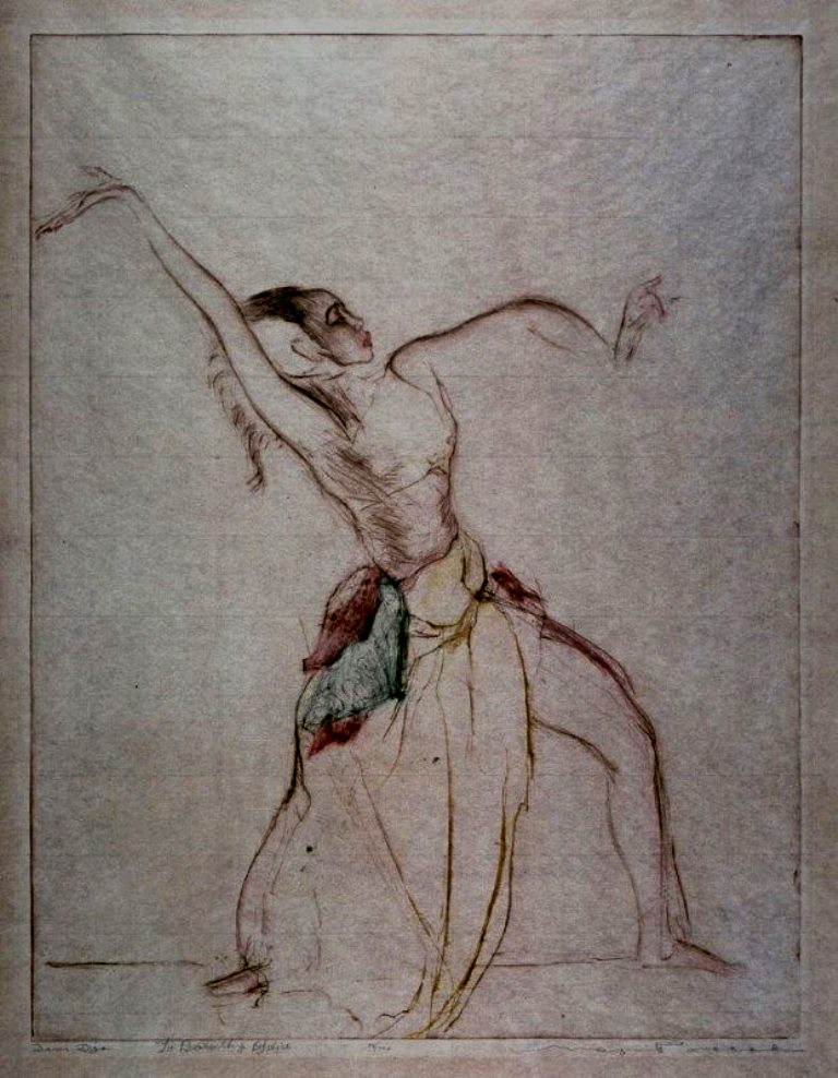 Max Pollak. Devi Dja, Javanese dancer