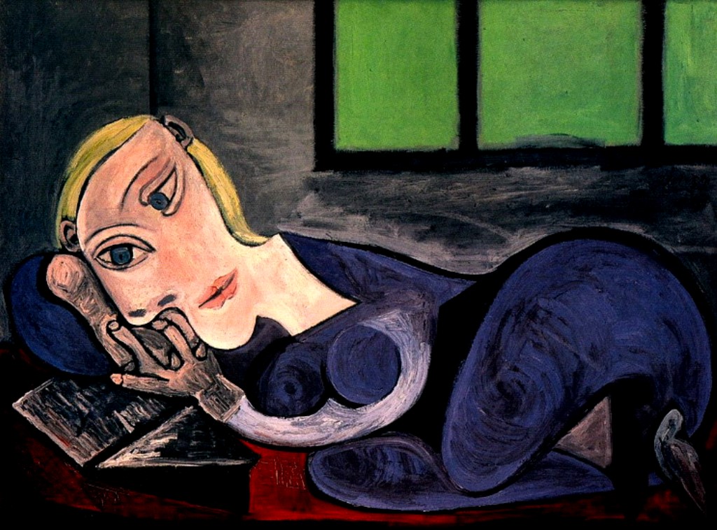 Pablo Picasso. Femme allongée lisant (Marie-thérèse) 1939