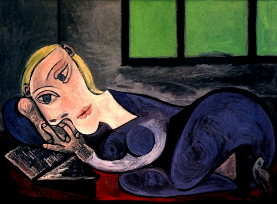 Pablo Picasso. Femme allongée lisant (Marie-thérèse) 1939