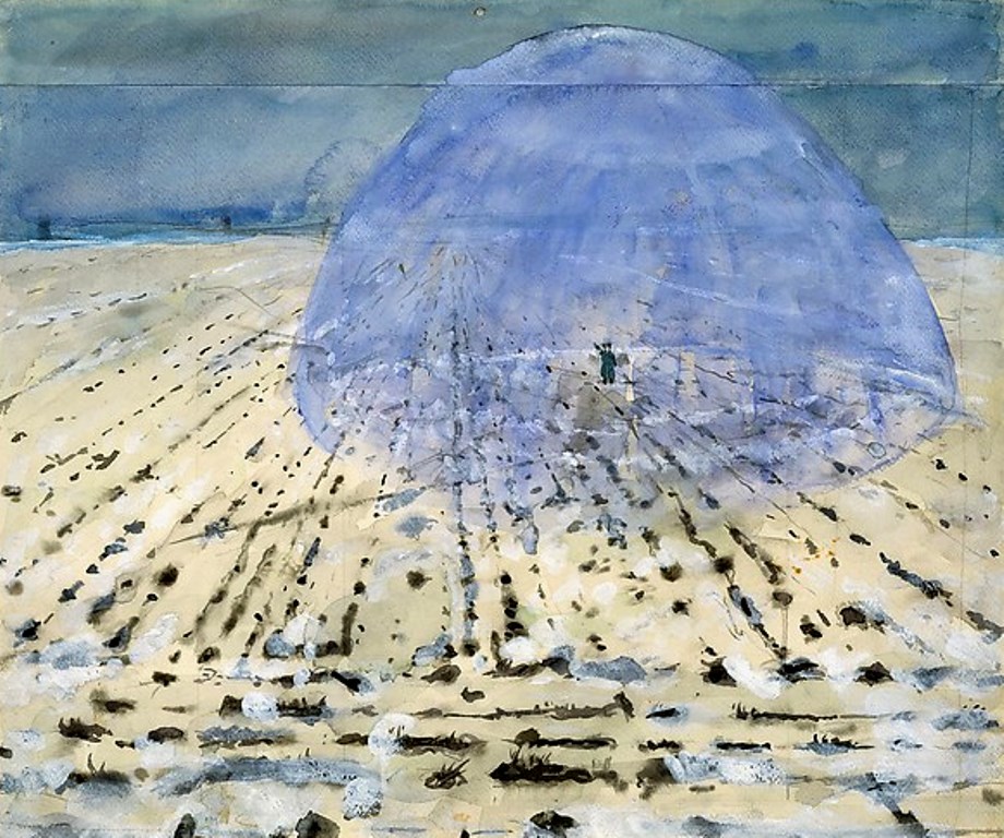 Anselm Kiefer. Everyone Stands Under His Own Dome of Heaven 1970