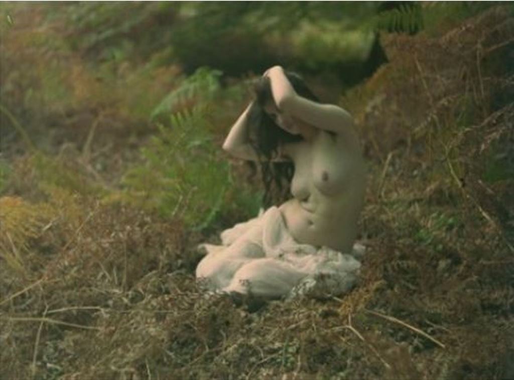 Louis J. Steele. Figure study autumn 1908. Autochrome. Via artnet