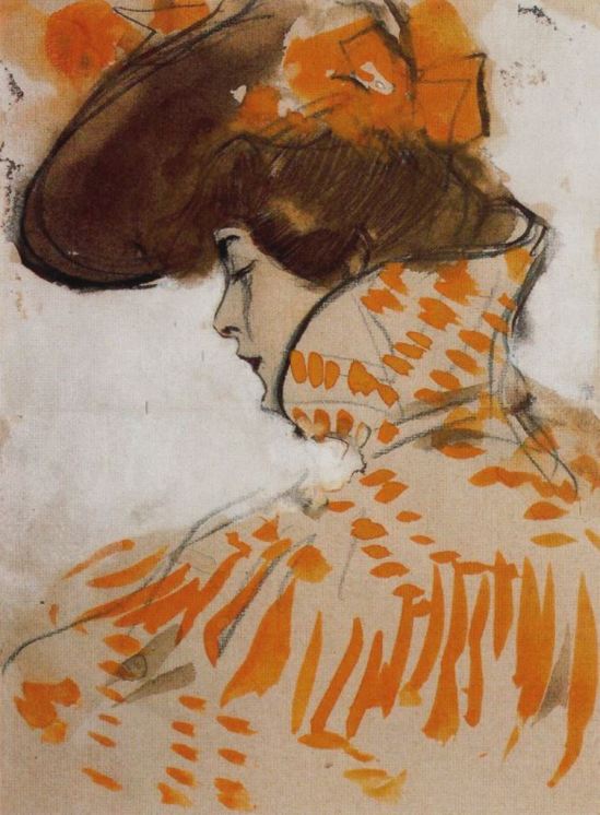 Ramón Casas i Carbó. Parisina 1900. Via colourthysoul on tumblr