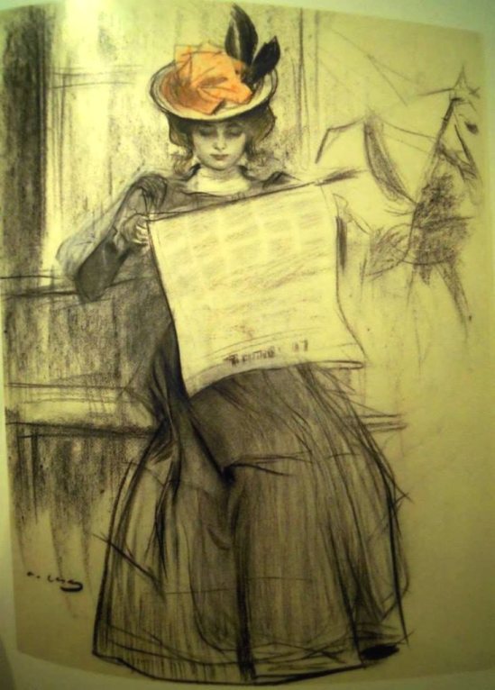 Ramon Casas i Carbó.  Sans titre 1900