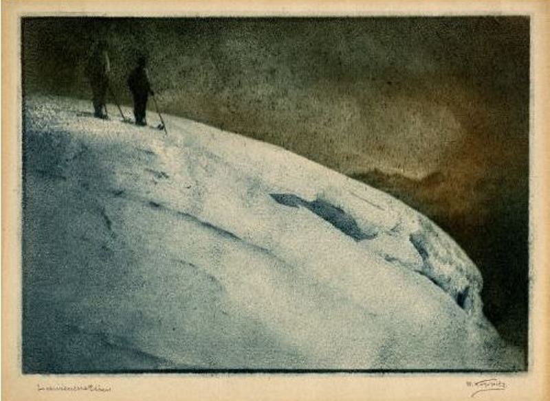 Rudolf Koppitz. Lawienenstein Bromoil. Via artnet