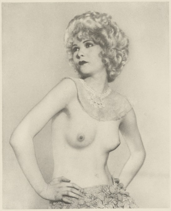 [Partially Nude Female with Hands on Hips]