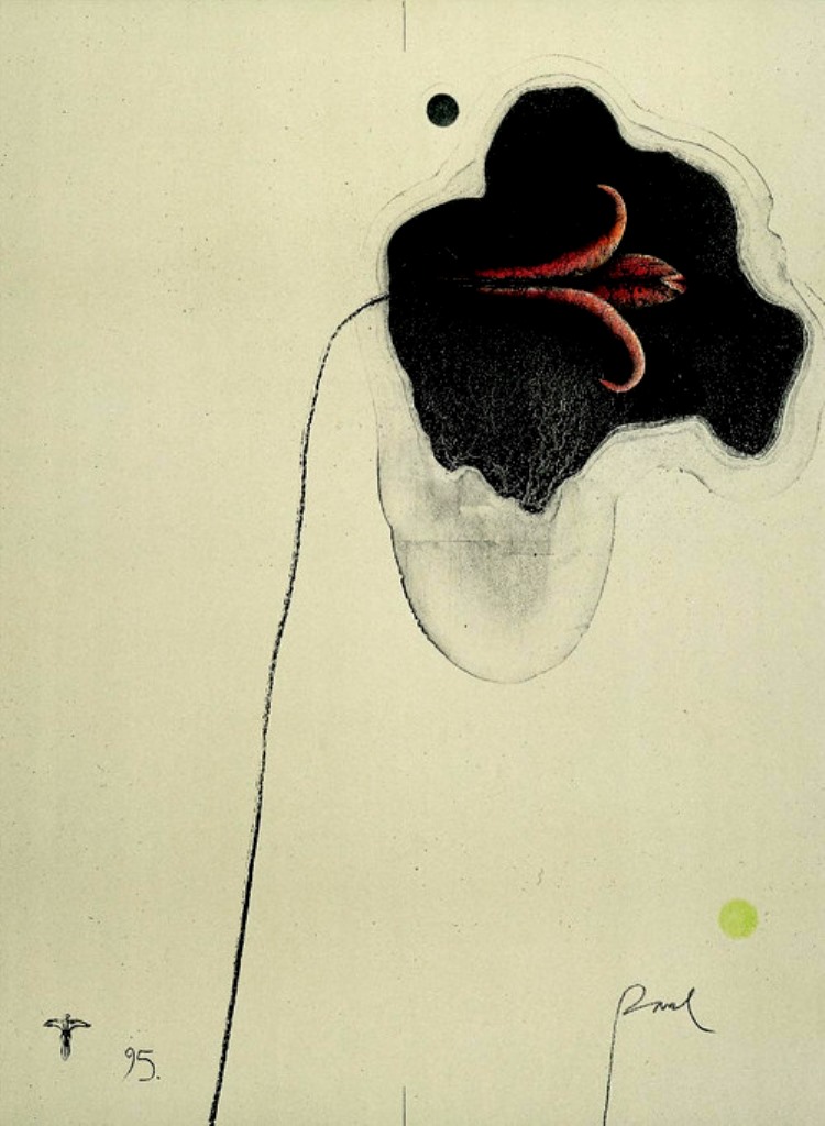 Paul Wunderlich.  Flower for K 1995