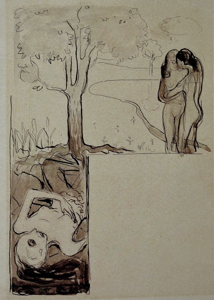 edvard-munch-illustration-pour-les-fleurs-du-mal-1896