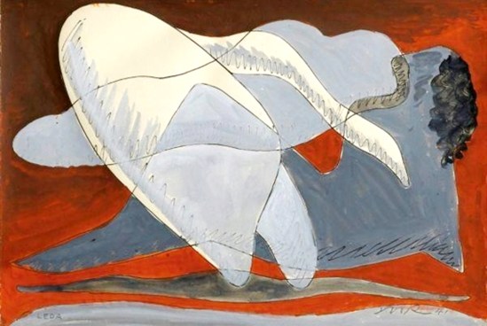 man-ray-leda-1941-gouache-brush-and-ink-on-paper-man-ray-trust