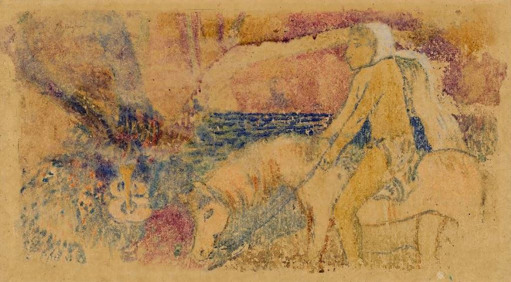 paul-gauguin-the-pony-1902-pastel