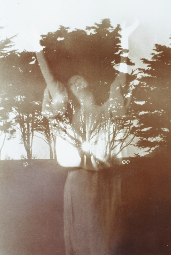 Arnold Genthe. Isadora Duncan. Double exposure by Richard Stoots