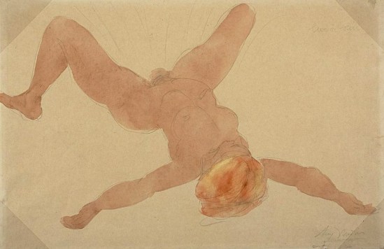 auguste-rodin-female-nude-lying-on-her-back-1860-1917