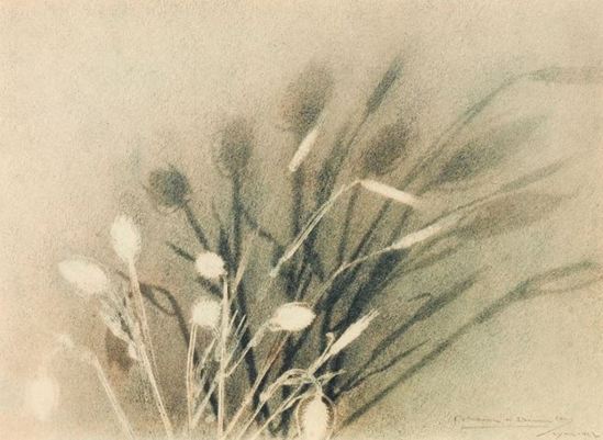 Blanc & Demilly. Fleurs 1927. Color gum bichromate. Via artnet