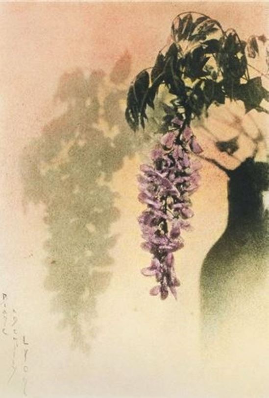 Blanc & Demilly. Glycine 1927. Color gum bichromate. Via artnet