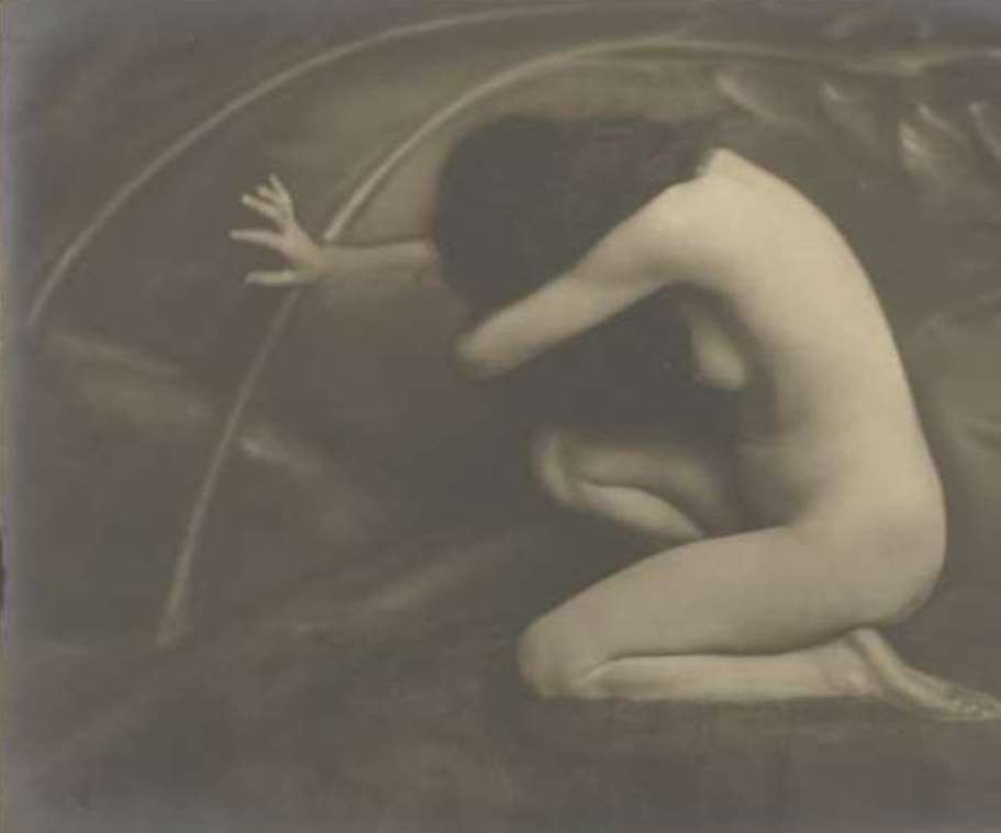 Jacob Merkelbach. Knielend vrouwelijk naakt 1913 - 1942