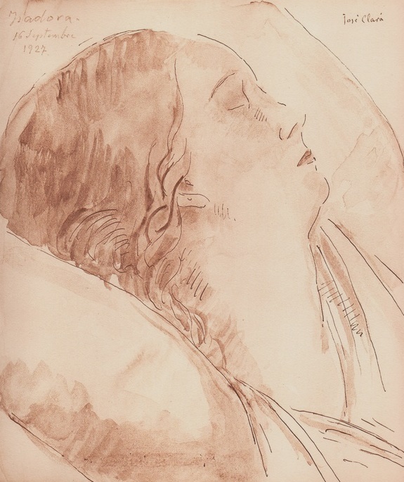 Jose Clara2. Isadora Duncan 1927